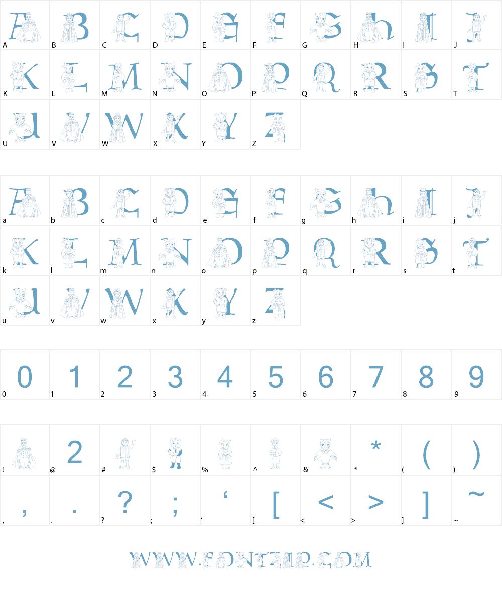 LMS Be My Neighbor Font Character